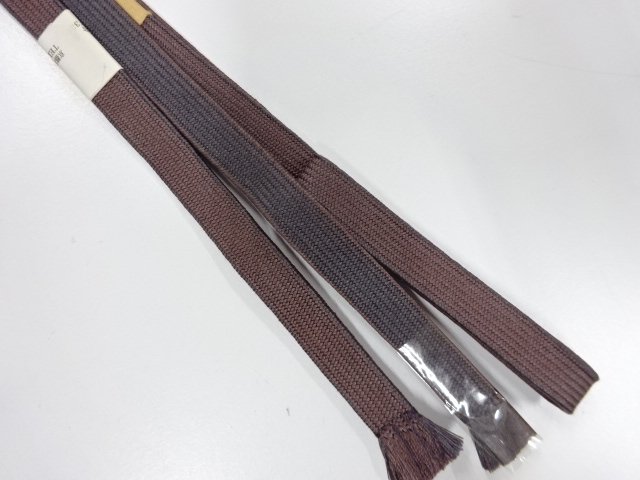  未使用品　正絹　帯留め用　手組三分紐